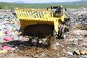 Kompaktor Bomag na skládke v Ľubici Kompaktor Bomag na skládke v Ľubici