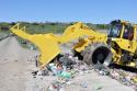 Kompaktor Bomag na skládke v Ľubici Kompaktor Bomag na skládke v Ľubici