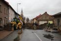 Práce pri kostole Sv. Ducha Práce pri kostole Sv. Ducha